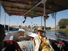 Djenane Batanouni; Trips; Egypt; Lunch Basma Outdoor Restaurant; Boat Ride Basma Restaurant